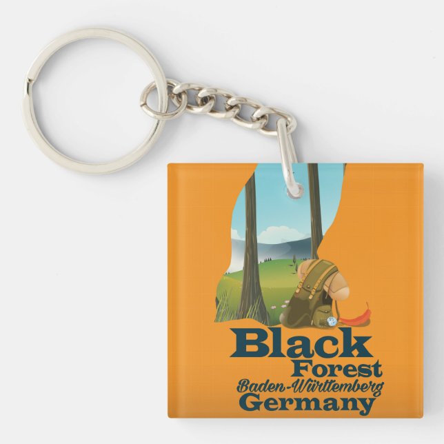 Porte-clés Forêt-Noire - Bade-Wurtemberg - Allemagne (Devant)