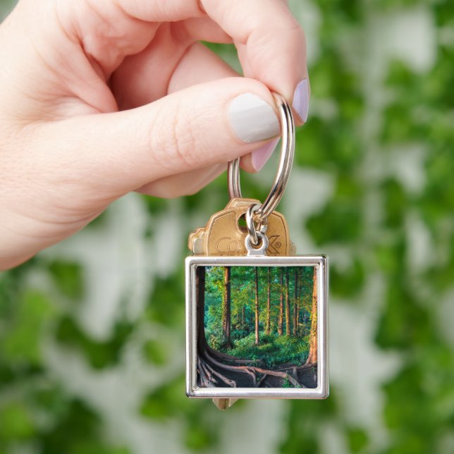 Porte-clés Forêt | Végétation et forêt (main)