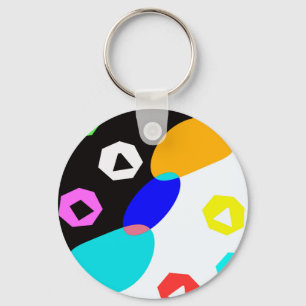 Porte-clés Formes colorées