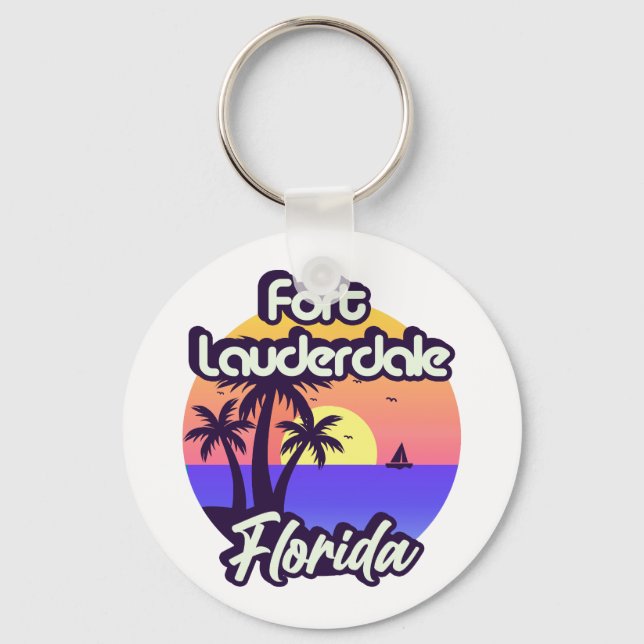 Porte-clés Fort Lauderdale Floride (Recto)