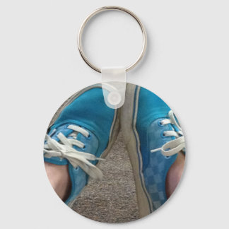 Porte-clés fourgonnettes chaussures bleu