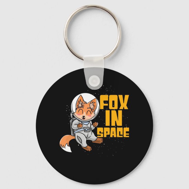 Porte-clés Fox dans l'espace (Recto)