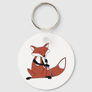 Porte-clés Fox Jouer l'Oboe