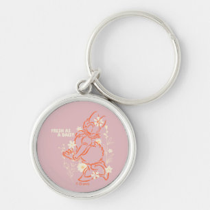 Porte-clés Frais comme une marguerite graphique floral minima