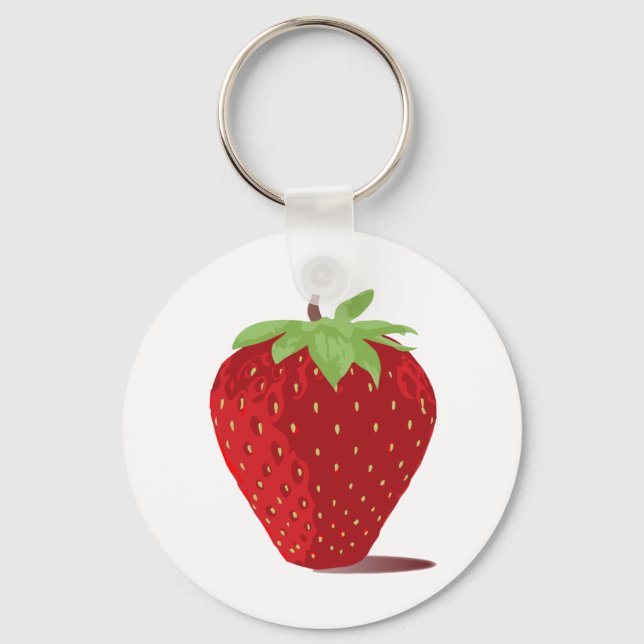 Porte-clés Fraise (Recto)