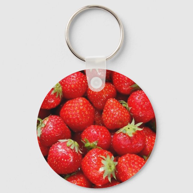 Porte-clés Fraises (Recto)