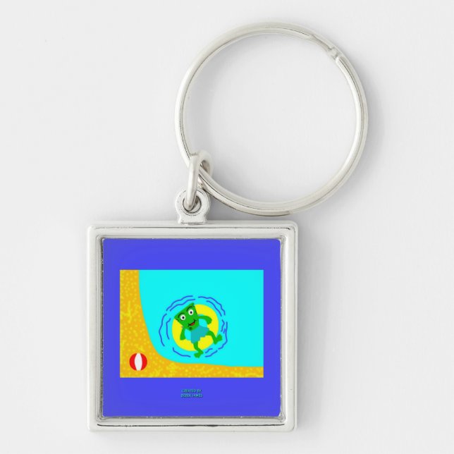 Porte-clés FrankenCheese Summer Premium Carré Porte - clé (Devant)