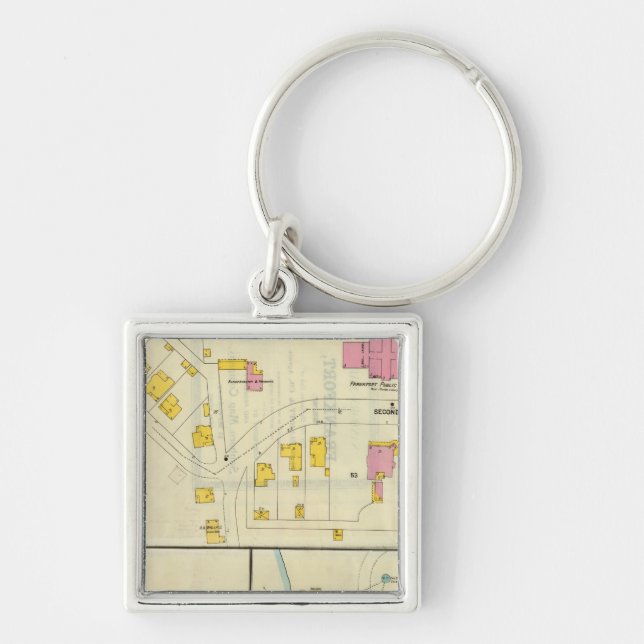 Porte-clés Frankfort, Kentucky 17 (Devant)