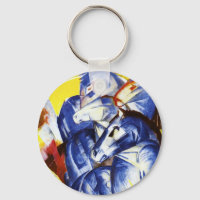Franz Marc La Tour des Chevaux Bleus Porte - clé