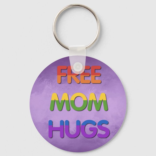 Porte-clés Free Mom Hugs (Recto)