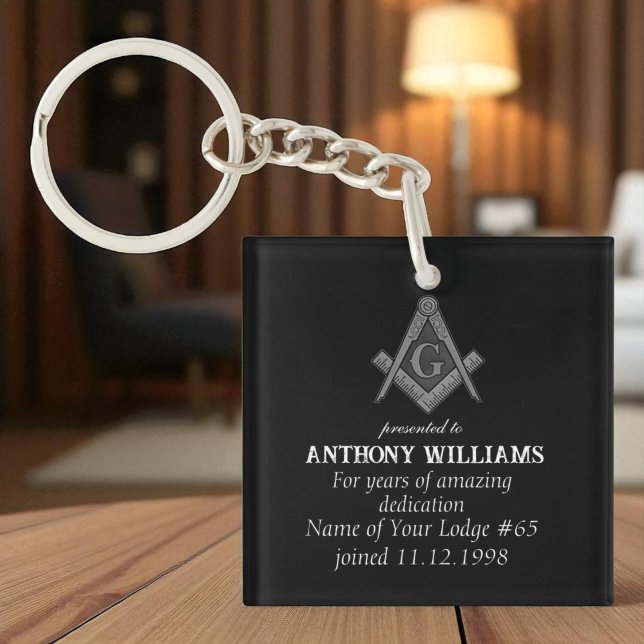 Porte-clés Freemasony Freemason Masonic (Créateur téléchargé)
