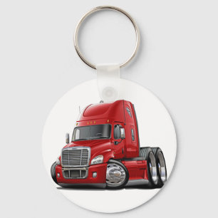 Porte-clés Freightliner Cascadia Red Truck