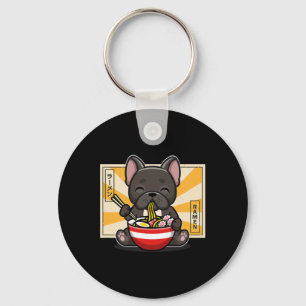 Porte-clés French Bulldog Anime Mange Noodle