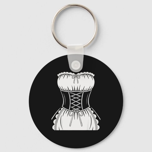 Porte-clés French Maid Shirt Adult Men Women Anime Cosplay Co (Recto)