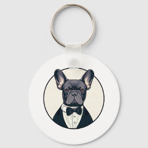 Porte-clés Frenchie The Gentlemen