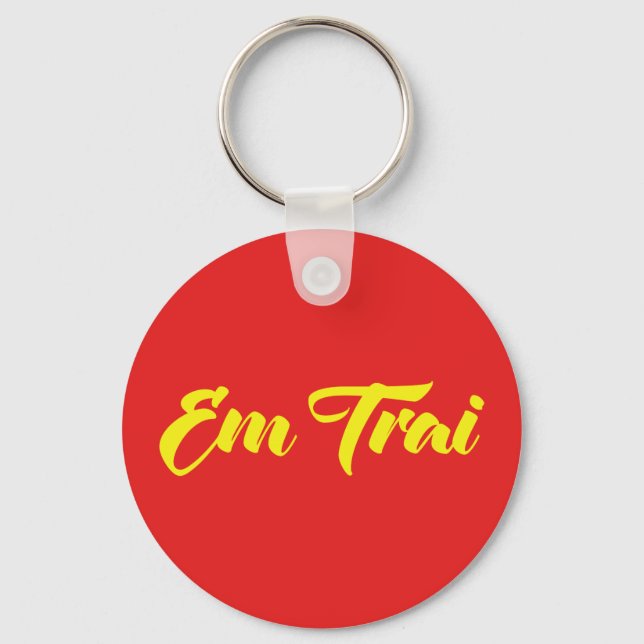 Porte-clés Frère Vietnamien (Jeune) - Em Trai ~ Tiêt Viêt (Recto)