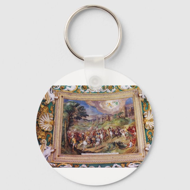 Porte-clés Fresque au musée du Vatican (Recto)