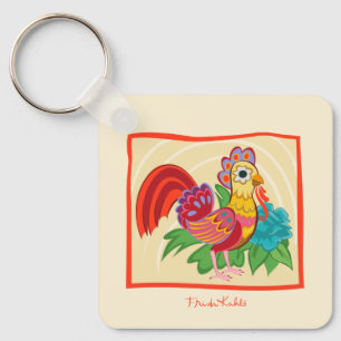 Porte-clés Frida Kahlo Chicken Graphic