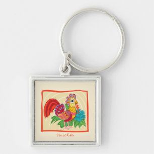 Porte-clés Frida Kahlo Chicken Graphic