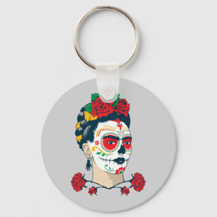 Porte-clés Frida Kahlo   El Día de los Muertos