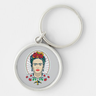 Porte-clés Frida Kahlo  Flore Vintage