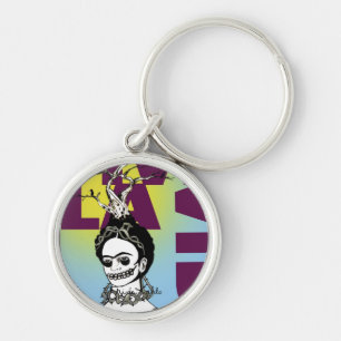 Porte-clés Frida Kahlo Pop Art Portrait