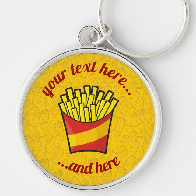 Porte-clés Fries françaises (Devant)