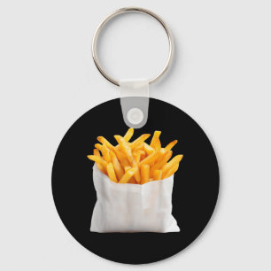 Porte-clés Frites frites drôle de costume de nourriture d'Hal