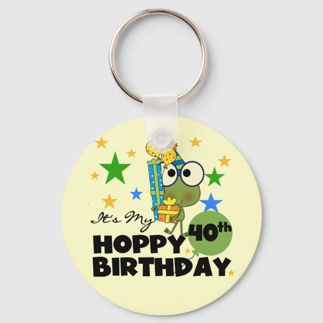 Porte-clés Froggie Hoppy 40e anniversaire (Recto)