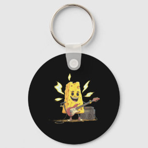 Porte-clés Fromage Rock avec graphique d'amplificateur et de