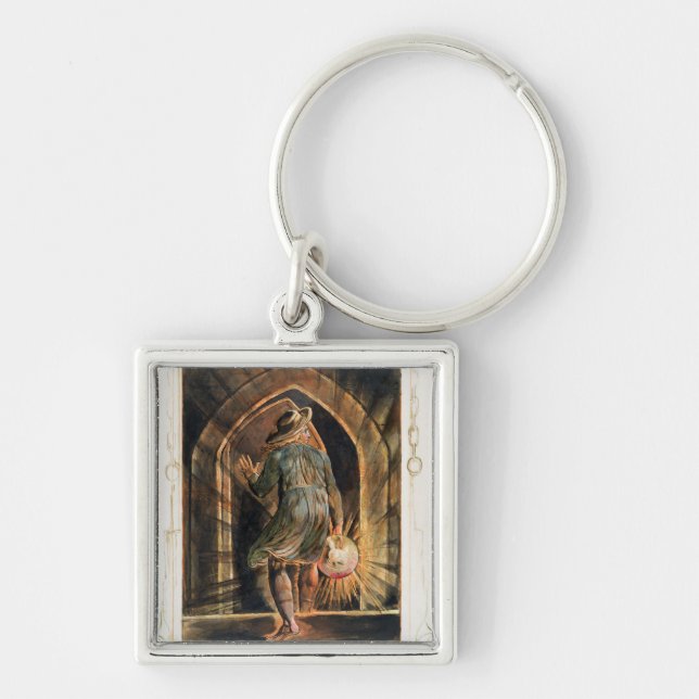 Porte-clés Frontispice vers "Jérusalem" (copie de Bentley E) (Devant)