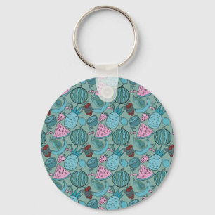 Porte-clés Fruit motif transparent   motif de surface de frui