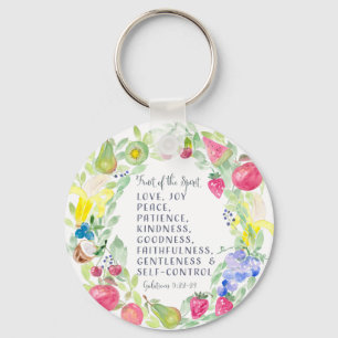 Porte-clés Fruit Of Spirit Aquarelle Artwork