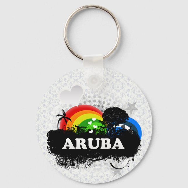 Porte-clés Fruité fine Aruba (Recto)