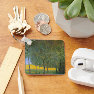 Porte-clés Fruits de Gustav Klimt, Art Nouveau Vintage