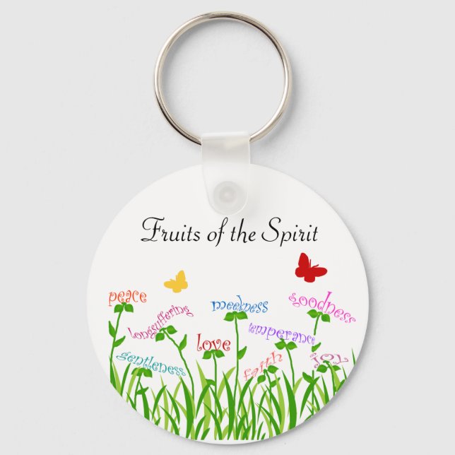 Porte-clés Fruits de l'Esprit porte - clé Jardin (Recto)