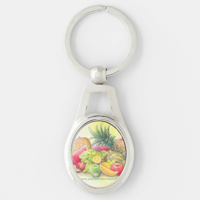 Porte-clés Fruits heureux (Devant)
