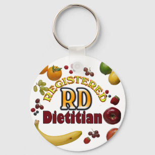PORTE-CLÉS FRUITY RD - DIÉTITIEN ENREGISTRÉ