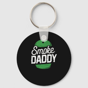 Porte-clés Fumée Papa Vert Oeuf Pitmaster Papa Bbq Grill