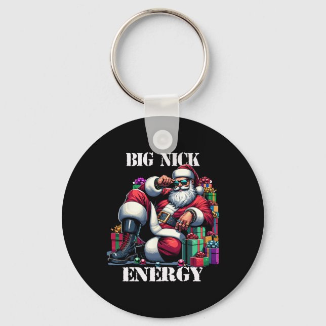 Porte-clés Fun Big Nick Energy Fun Santa Claus Christmas Xmas (Recto)
