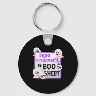 Porte-clés Fun Boo Halloween Ghost La surdose de médicament e