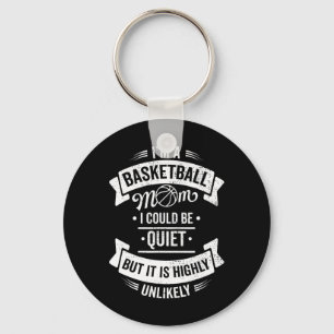 Porte-clés Fun Bysketbyll Je suis A Bysketbyll Maman Je pourr