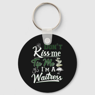 Porte-clés Fun Irish Day Don't Kiss Me Astuce Je suis une ser