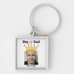 Porte-clés Fun Personnalisé Road King Crown Photo