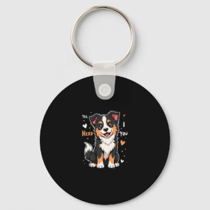 Porte-clés Funky Australian Shepherd Maman Cadeaux Aussie Oui