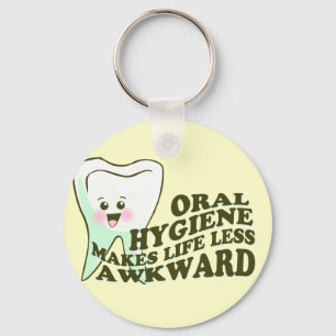 Porte-clés Funky Dental Hygienist