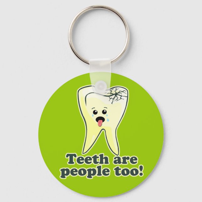 Porte-clés Funky Dental Hygienist (Recto)