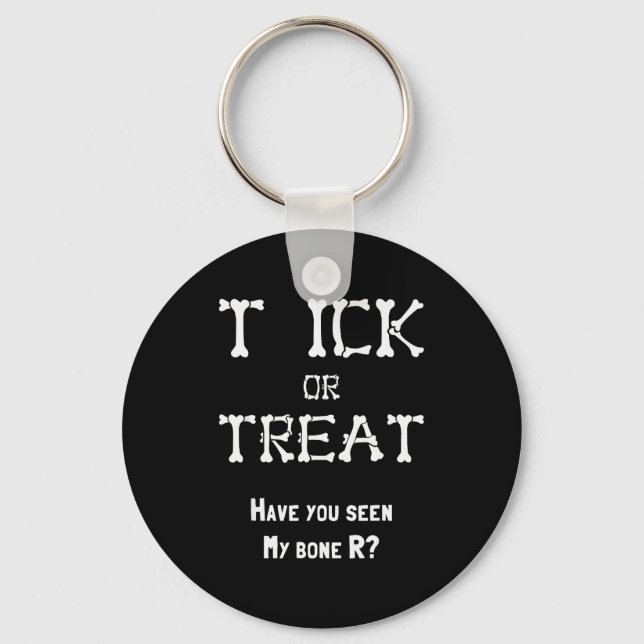 Porte-clés Funny Adult Halloween- Inappropriate Halloween Shi (Recto)