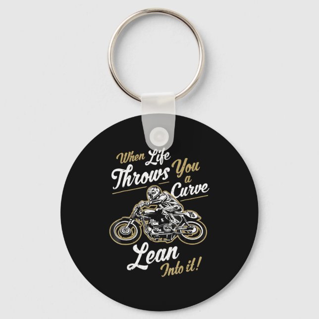 Porte-clés Funny Biker Citations Sarcastic Motorcycle Rider C (Recto)