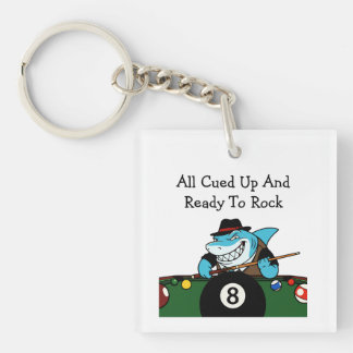 Porte-clés Funny Billiards Pool Hall Theme Keychains
